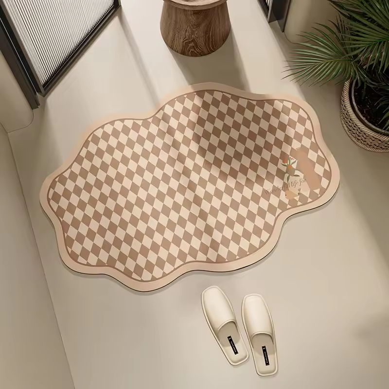 Zara Home Bathroom Mat - Tapete de banho de chuveiro antiderrapante