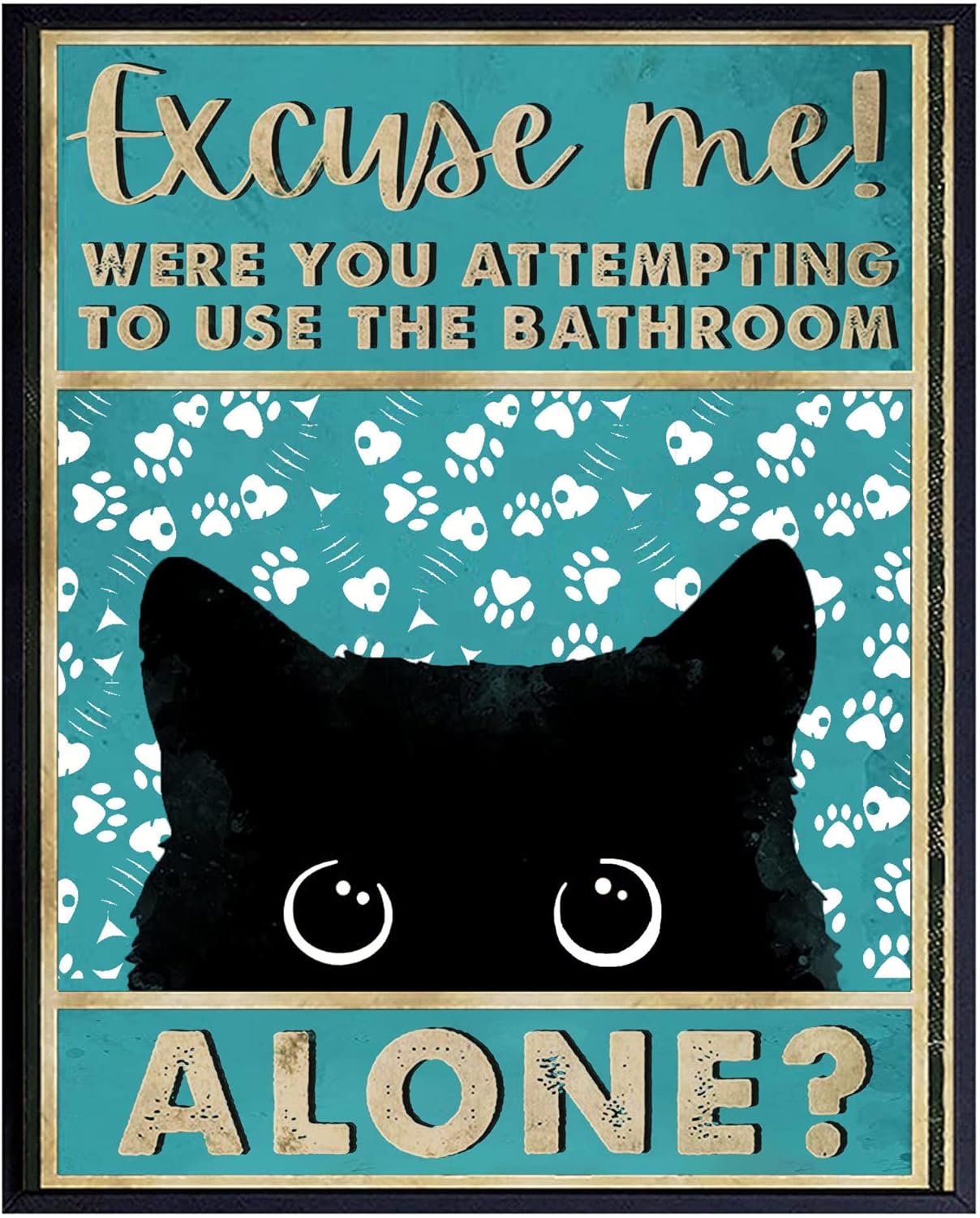 Home Alone Bathroom - Placas de Metal Vintage com Tema