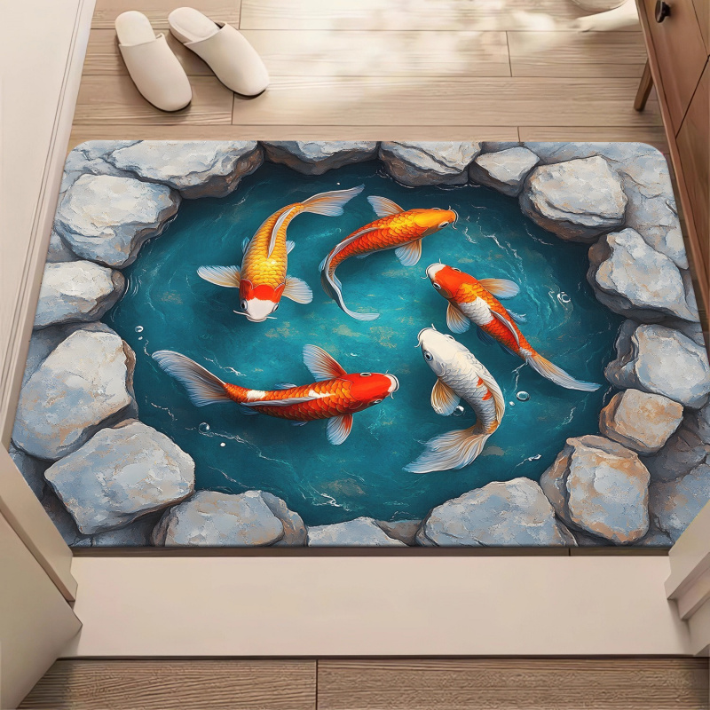 Zara Home Bathroom Mat - Tapete de banheiro com visão estereoscópica