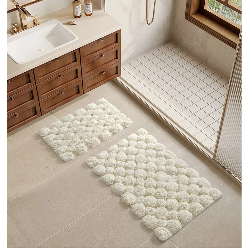 Zara Home Bathroom Mat - Conjunto de tapete de banho de