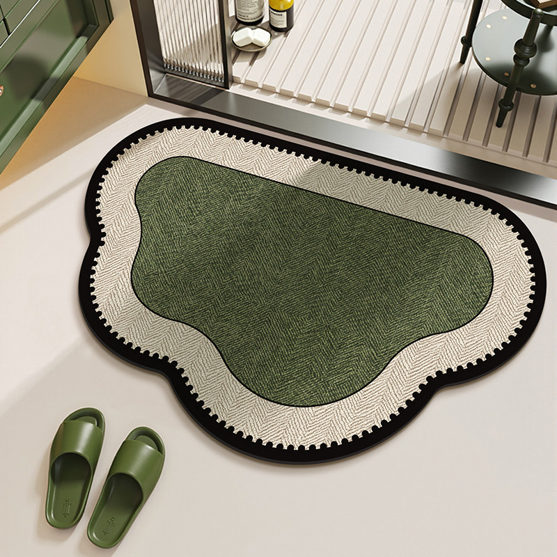 Zara Home Bathroom Mat - Vikama minimalista ins estilo mármore anti