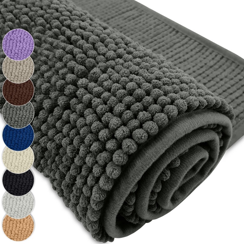 Zara Home Bathroom Mat - Tapete de Banho Chenille Absorvente de
