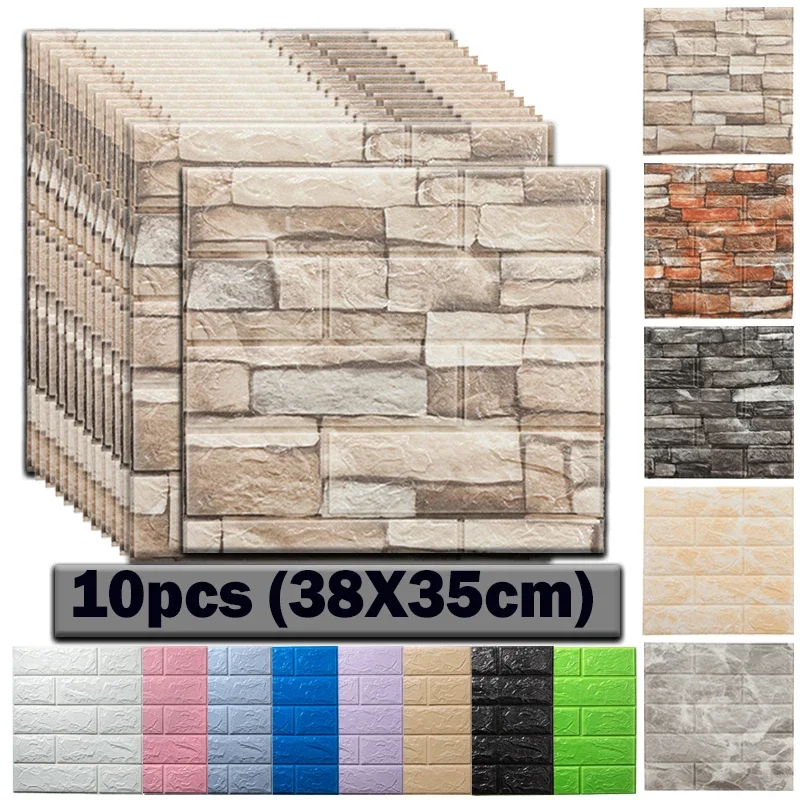 Home Bathroom Wall Tiles - Adesivos de parede de espuma 3d,