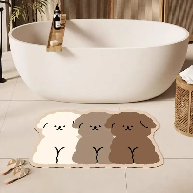 Zara Home Bathroom Mat - VIKAMA tapete de banheiro em formato
