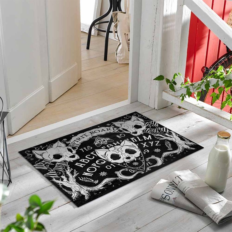 Zara Home Bathroom Mat - Tapete gótico escuro para banheiro doméstico,
