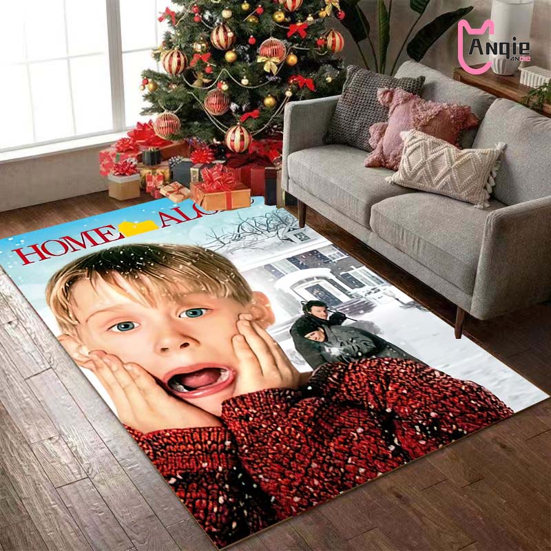 Home Alone Bathroom - Tapete Antiderrapante Macio com Estampa do