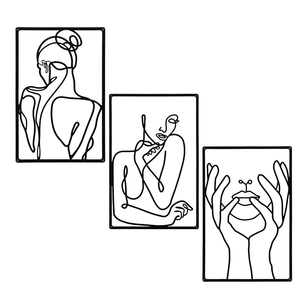 Linha abstrata Desenho Wall De - Home Goods Bathroom avaliação e preço