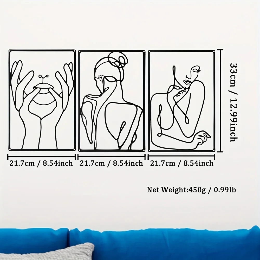 Linha abstrata Desenho Wall De - Home Goods Bathroom avaliação e preço