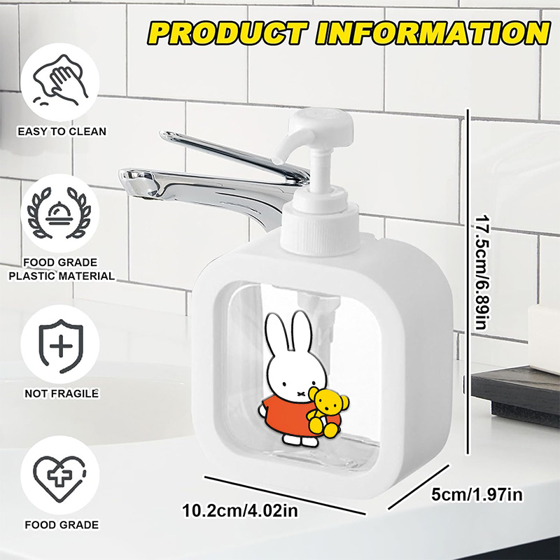 Frasco de 300ML da Série Miffy - Home Goods Bathroom avaliação e preço