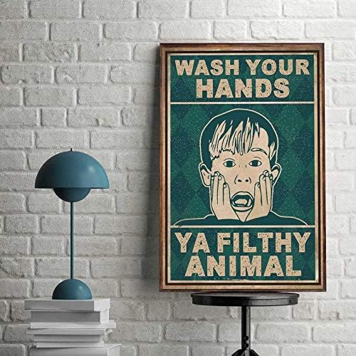 Pôster Vintage Engraçado Home  - Home Alone Bathroom avaliação e preço
