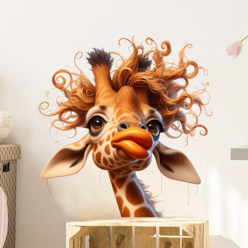 Adesivo de parede girafa de bo - Home Bathroom Wall Tiles avaliação e preço