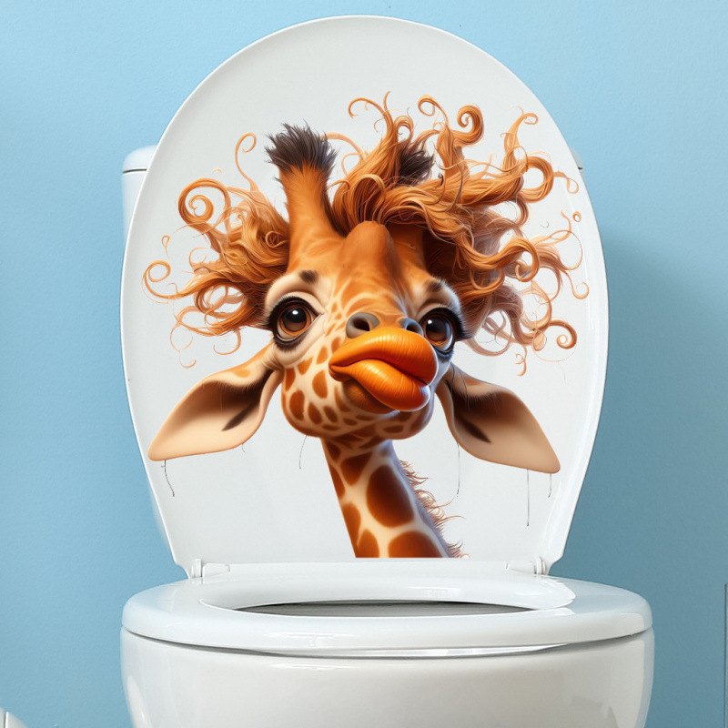 Adesivo de parede girafa de bo - Home Bathroom Wall Tiles avaliação e preço