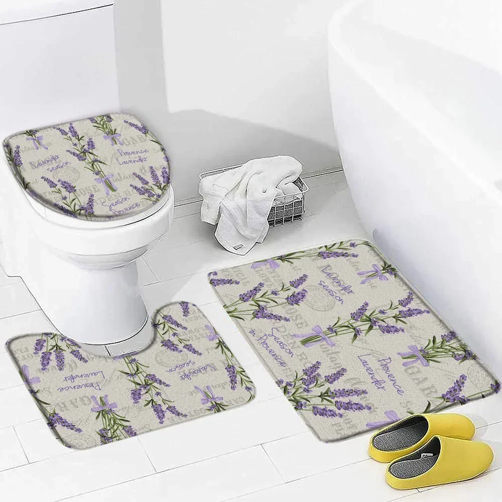 Roxo lavanda conjunto de tapet - Zara Home Bathroom Mat avaliação e preço