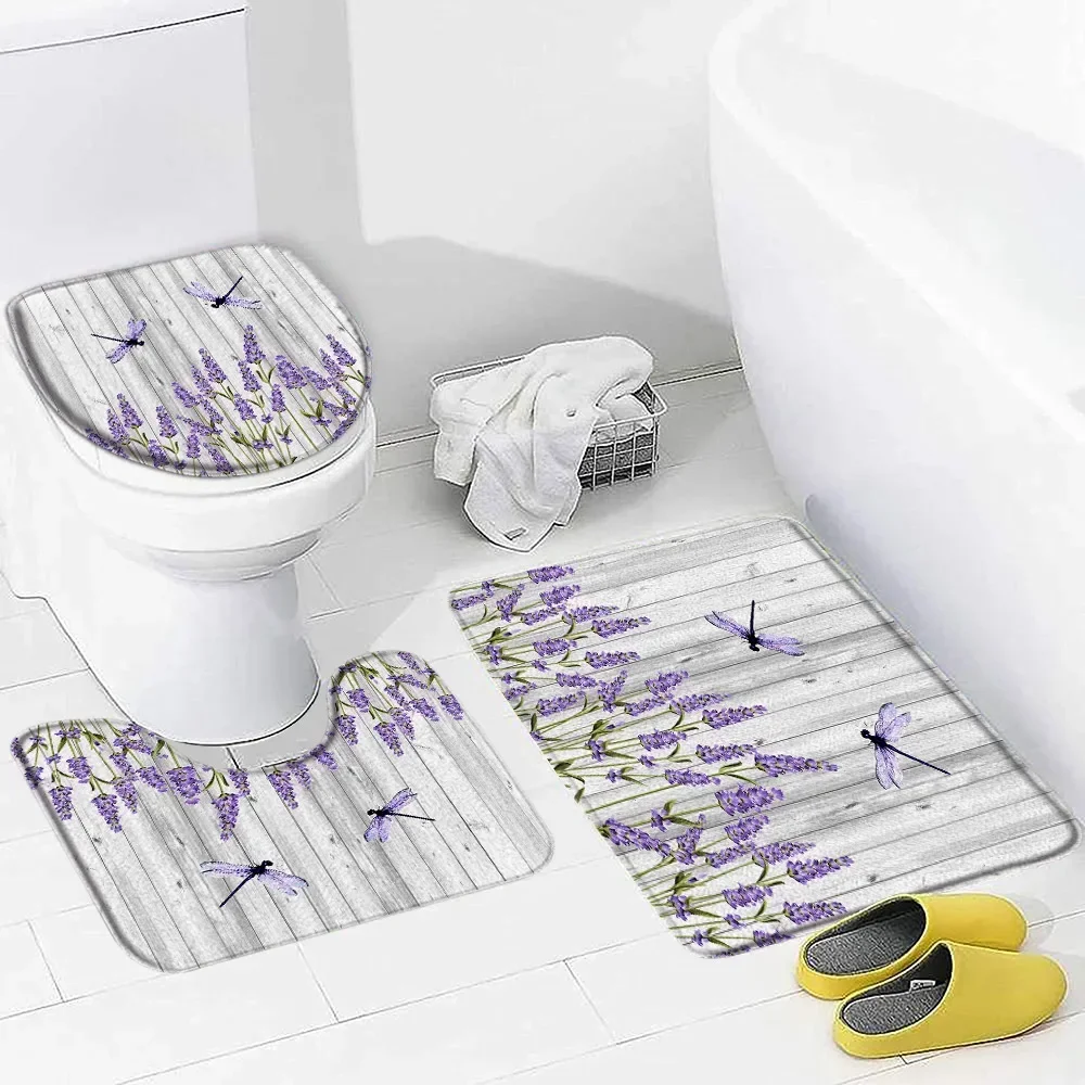 Roxo lavanda conjunto de tapet - Zara Home Bathroom Mat avaliação e preço