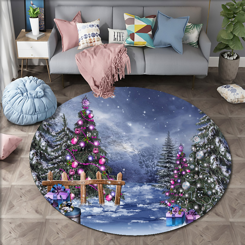 Bosques de Natal Neve Cena Tap - Home Bathroom Scene avaliação e preço