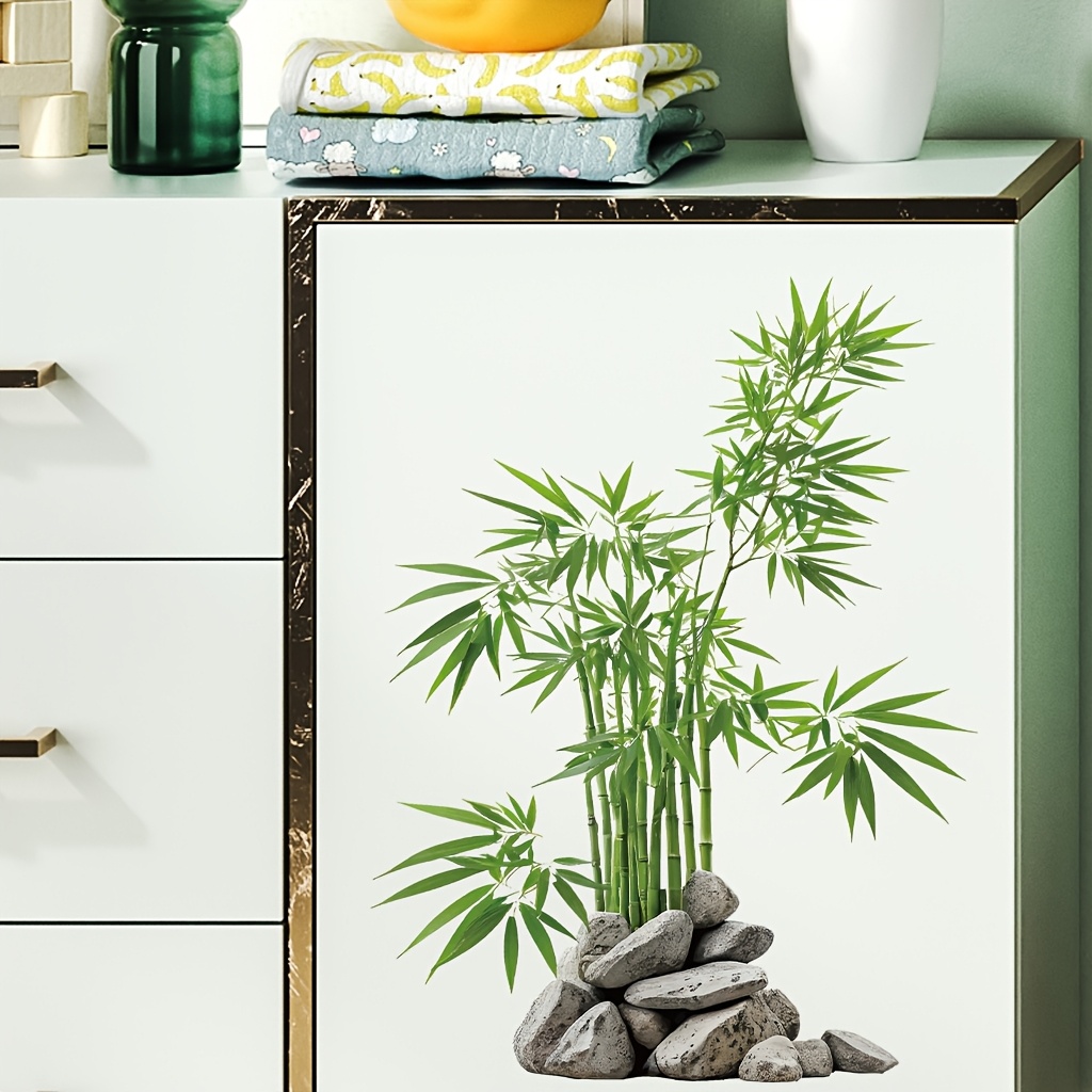Aquarela verde folha de bambu  - Home Bathroom Wall Tiles avaliação e preço