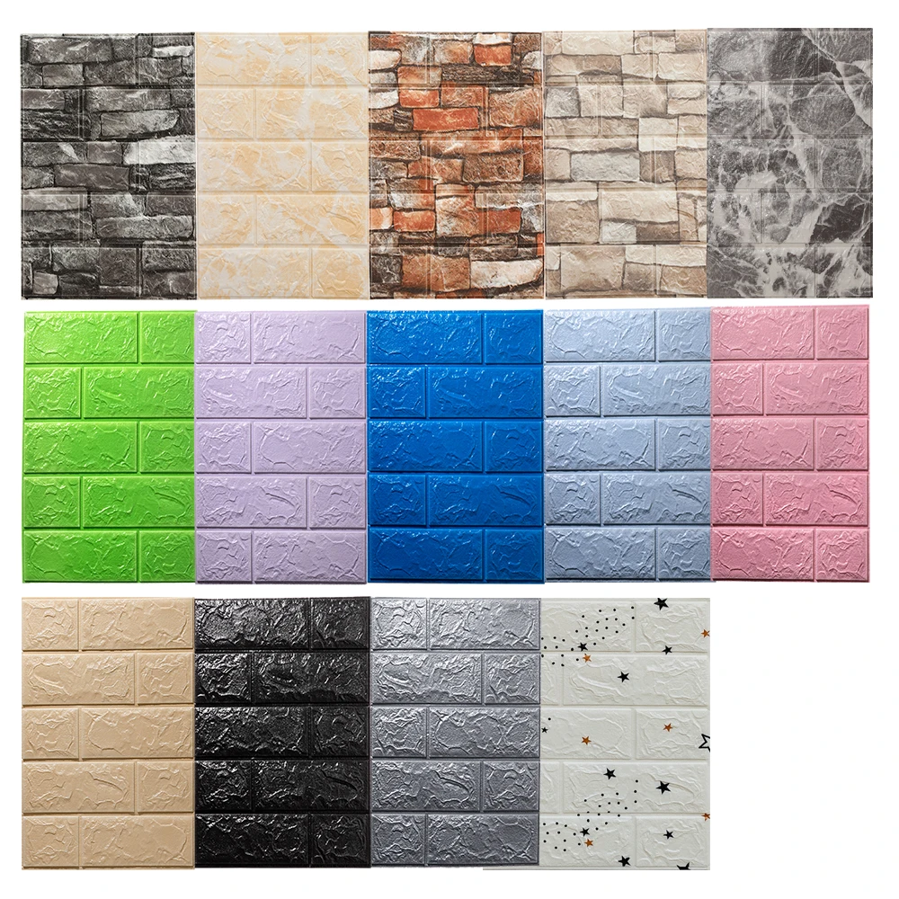 Adesivos de parede de espuma 3 - Home Bathroom Wall Tiles avaliação e preço