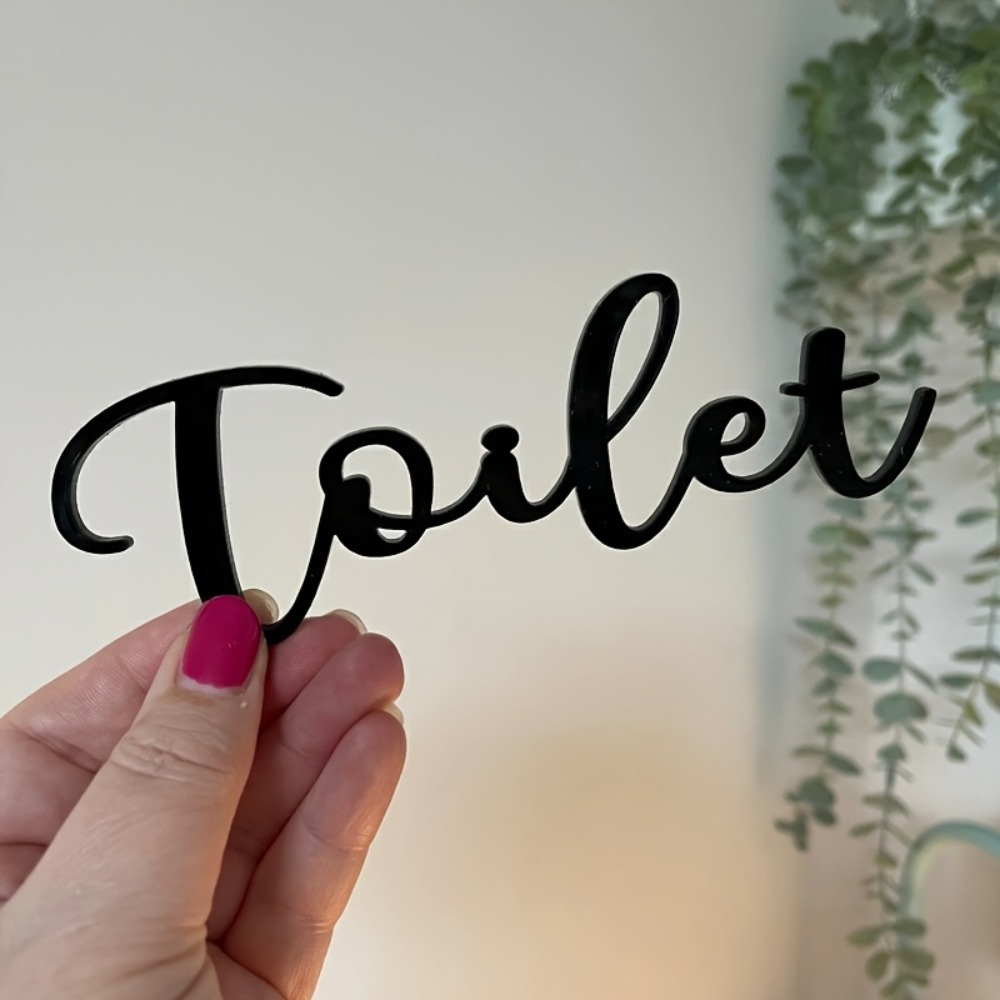 CIFBUY Placa de Sinalização Mo - Home Bathroom Sign avaliação e preço