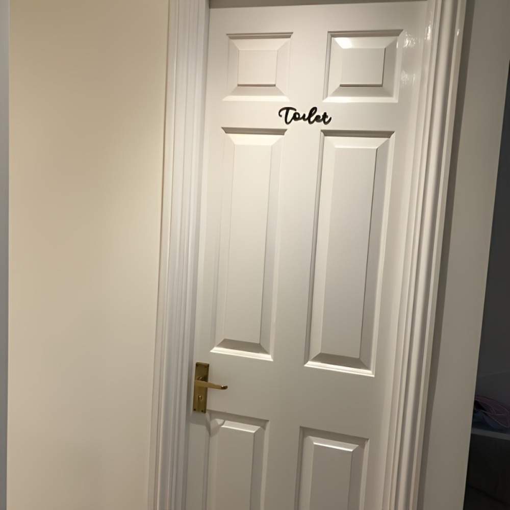 CIFBUY Placa de Sinalização Mo - Home Bathroom Sign avaliação e preço