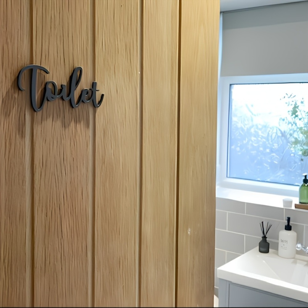 CIFBUY Placa de Sinalização Mo - Home Bathroom Sign avaliação e preço