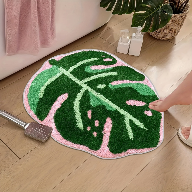 VIKAMA Tapete de pelúcia com f - Zara Home Bathroom Mat avaliação e preço