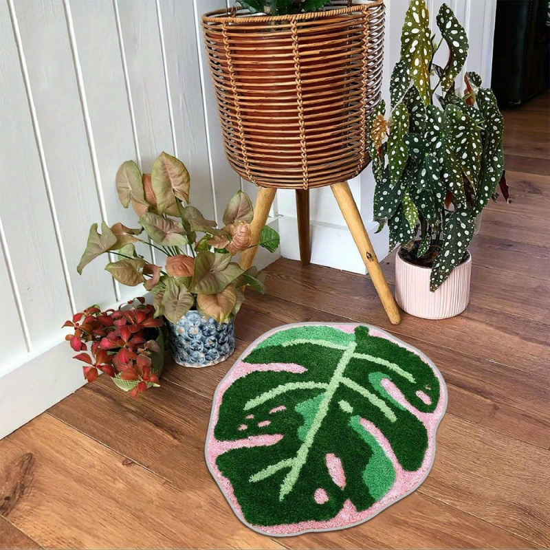 VIKAMA Tapete de pelúcia com f - Zara Home Bathroom Mat avaliação e preço