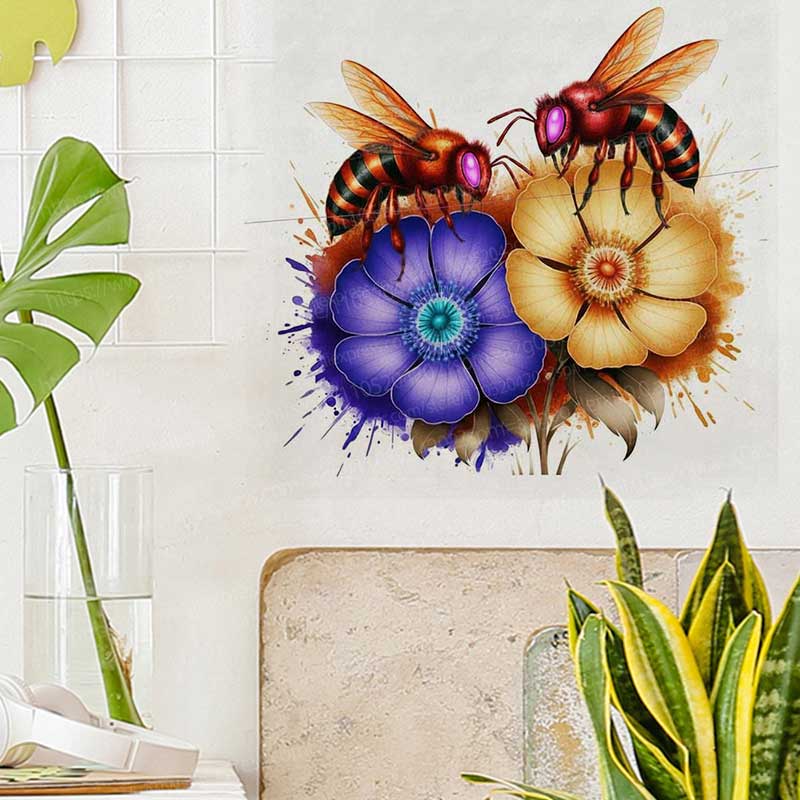 Adesivos de Parede em Aquarela - Home Bathroom Wall Tiles avaliação e preço